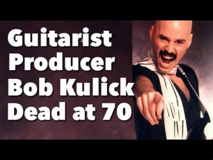 Session Musician And Record Producer Robert Kulick Dead At 70
